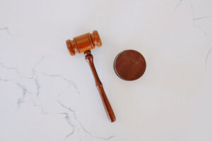 A court gavel.
