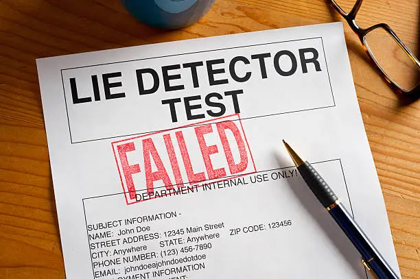 A Letter of a Failed Polygraph Test Result