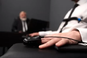 Polygraph Tester Testing A Candidate