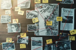 a big investigation mind map